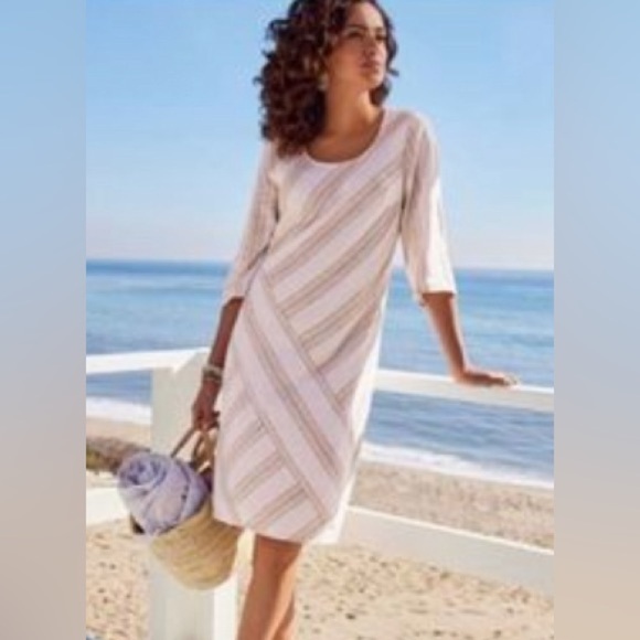Soft Surrendering linen blend dress size M - Picture 1 of 5